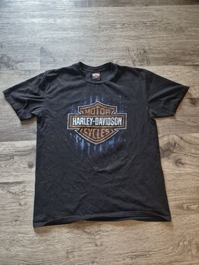 Harley-Davidson Black Graphic Logo T-Shirt